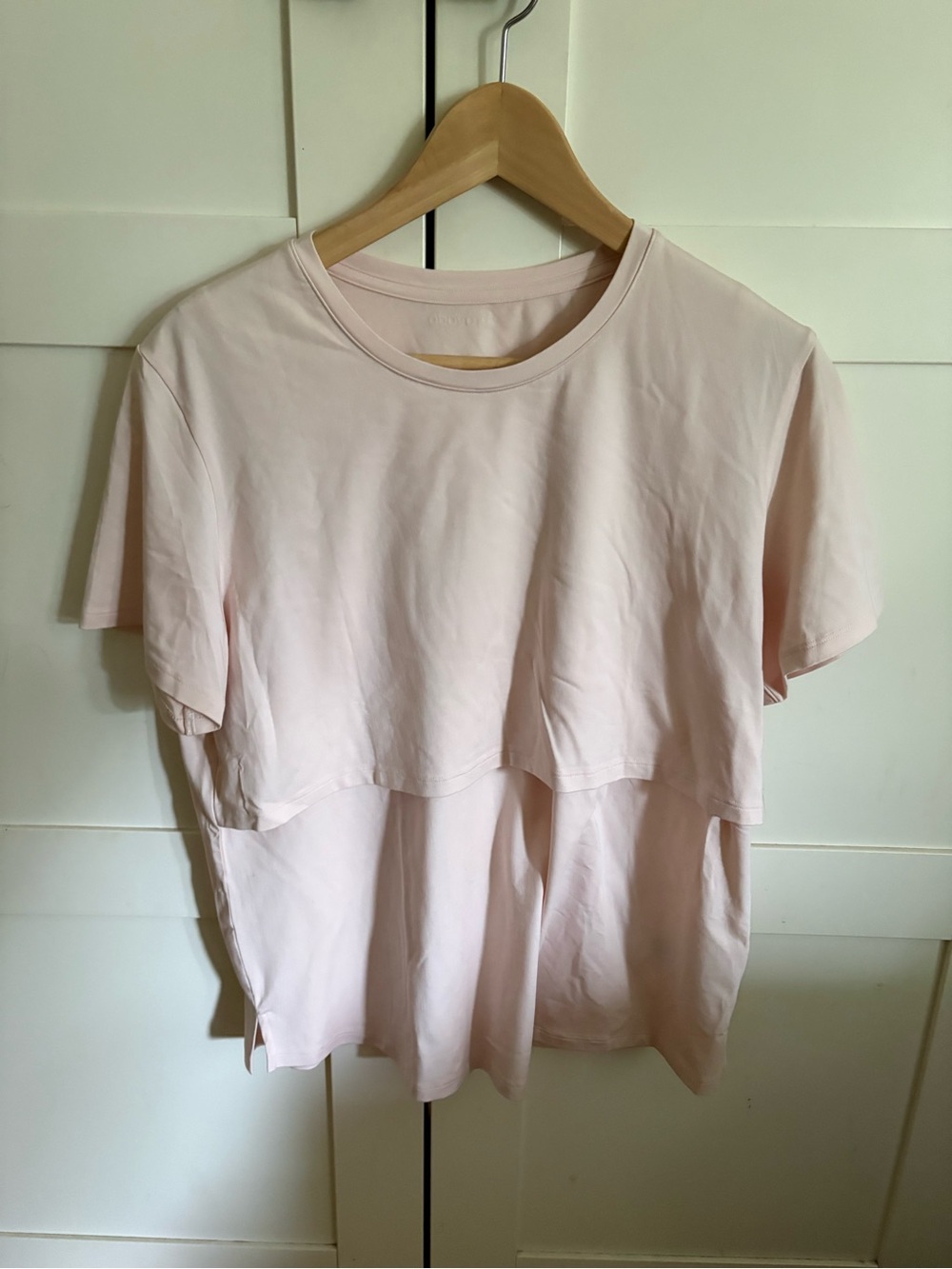 Bravado Pink Short-Sleeve lift up nursing t-shirt